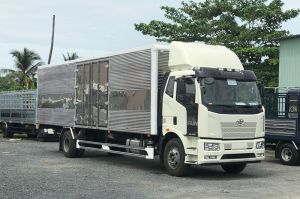 Xe tải thùng kín Faw 8 tấn thùng dài 8m 2026